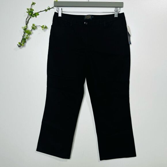 Pendleton Black Stretch Crop Pants NWT!